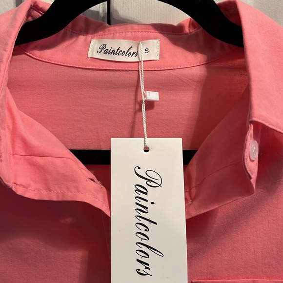 Paintcolors NWT Cotton Button Down Shirt - size Small - Picture 4 of 6